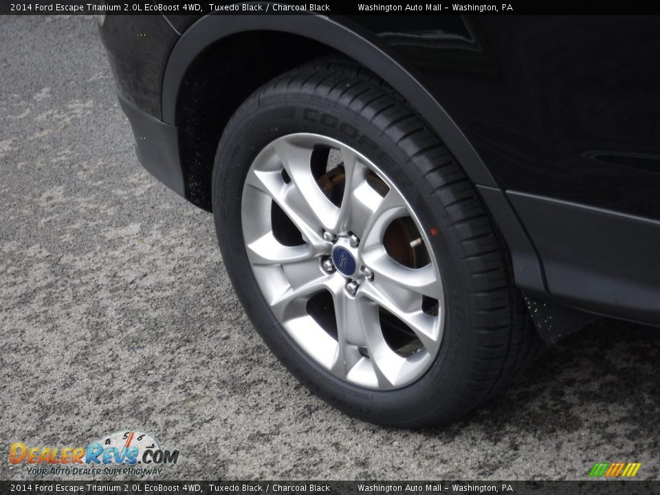 2014 Ford Escape Titanium 2.0L EcoBoost 4WD Tuxedo Black / Charcoal Black Photo #3