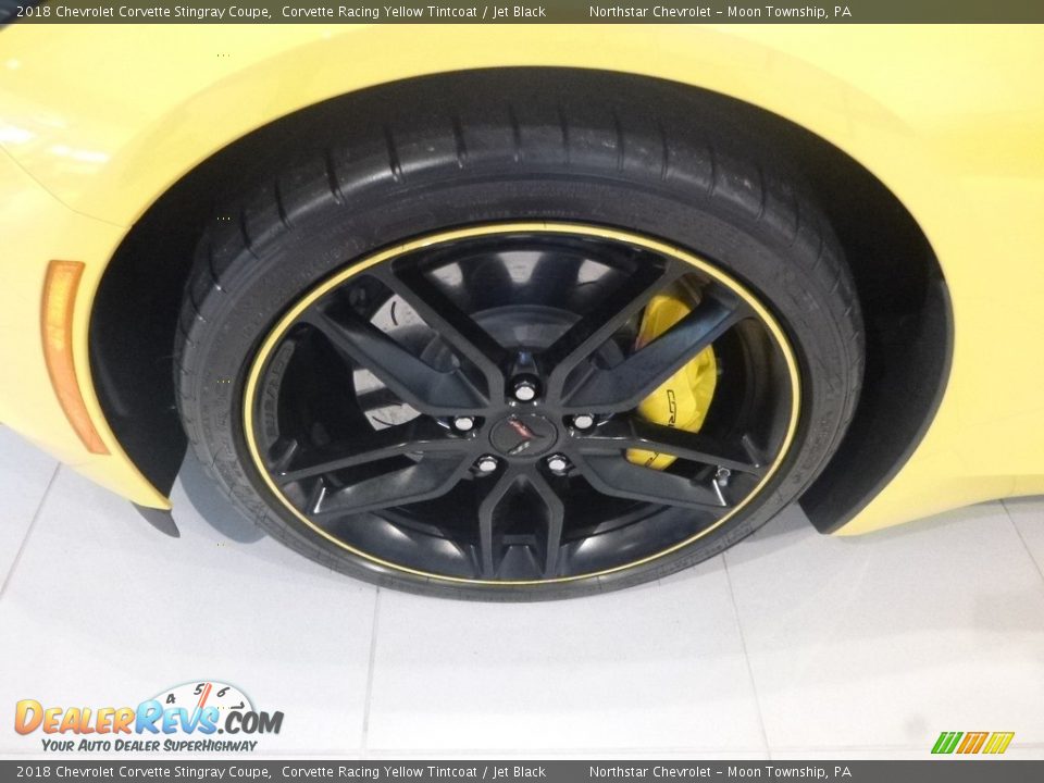2018 Chevrolet Corvette Stingray Coupe Corvette Racing Yellow Tintcoat / Jet Black Photo #3