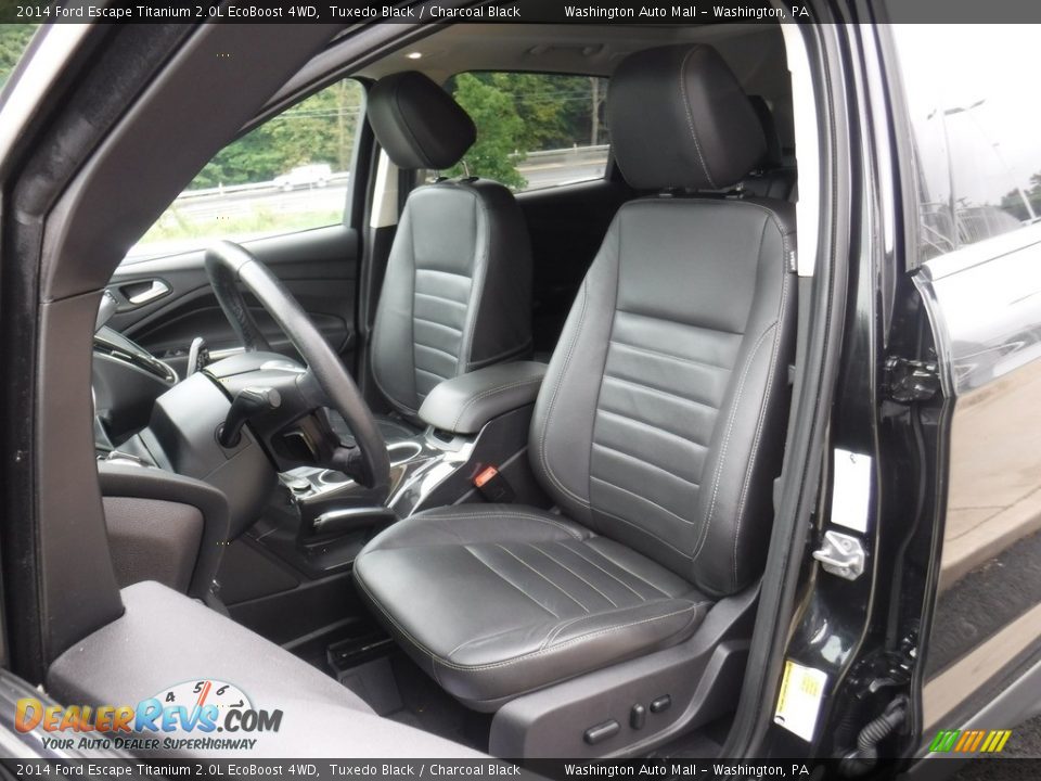 2014 Ford Escape Titanium 2.0L EcoBoost 4WD Tuxedo Black / Charcoal Black Photo #15