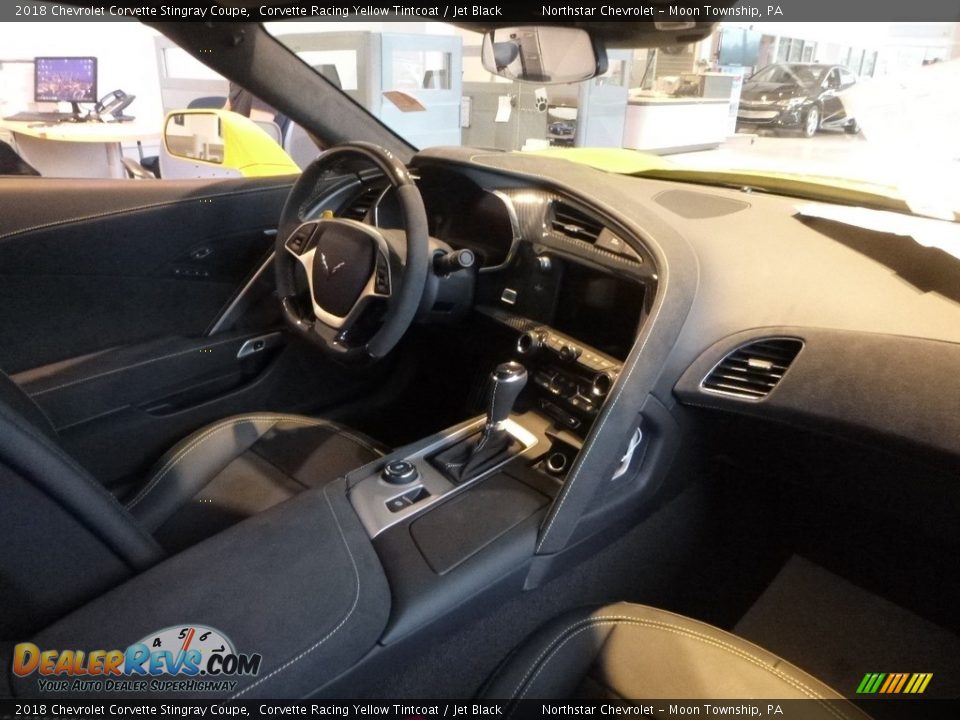 2018 Chevrolet Corvette Stingray Coupe Corvette Racing Yellow Tintcoat / Jet Black Photo #12