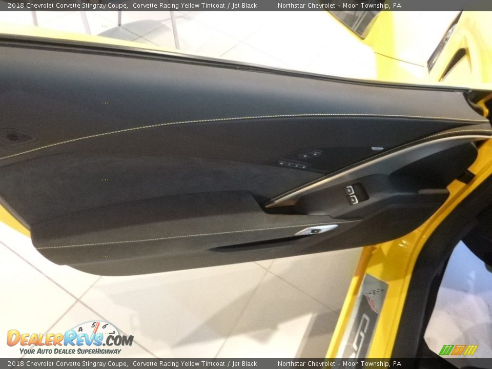 2018 Chevrolet Corvette Stingray Coupe Corvette Racing Yellow Tintcoat / Jet Black Photo #13