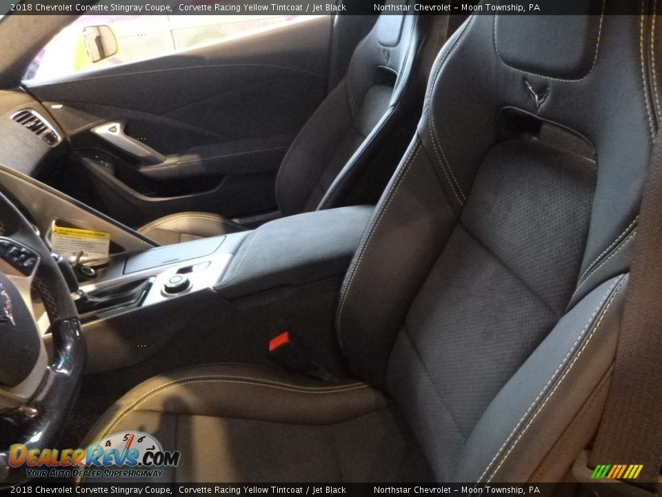 2018 Chevrolet Corvette Stingray Coupe Corvette Racing Yellow Tintcoat / Jet Black Photo #14