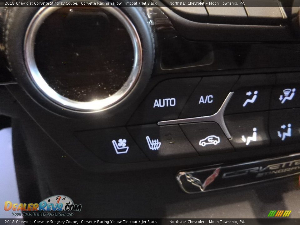 2018 Chevrolet Corvette Stingray Coupe Corvette Racing Yellow Tintcoat / Jet Black Photo #16