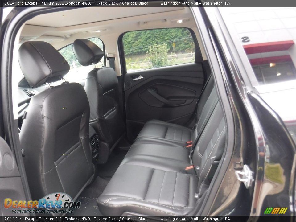 2014 Ford Escape Titanium 2.0L EcoBoost 4WD Tuxedo Black / Charcoal Black Photo #25