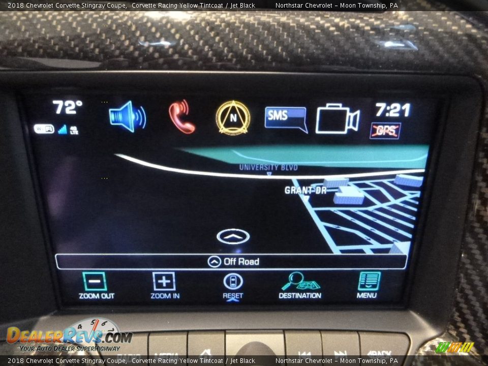 2018 Chevrolet Corvette Stingray Coupe Corvette Racing Yellow Tintcoat / Jet Black Photo #20