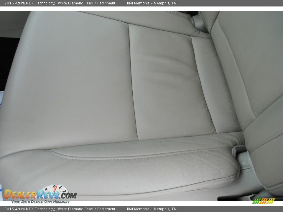 2016 Acura MDX Technology White Diamond Pearl / Parchment Photo #12