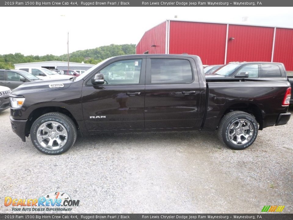 2019 Ram 1500 Big Horn Crew Cab 4x4 Rugged Brown Pearl / Black Photo #2