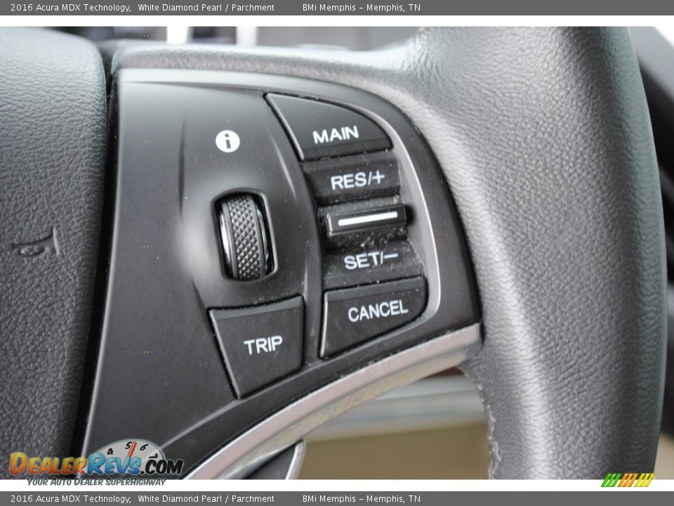 2016 Acura MDX Technology White Diamond Pearl / Parchment Photo #15