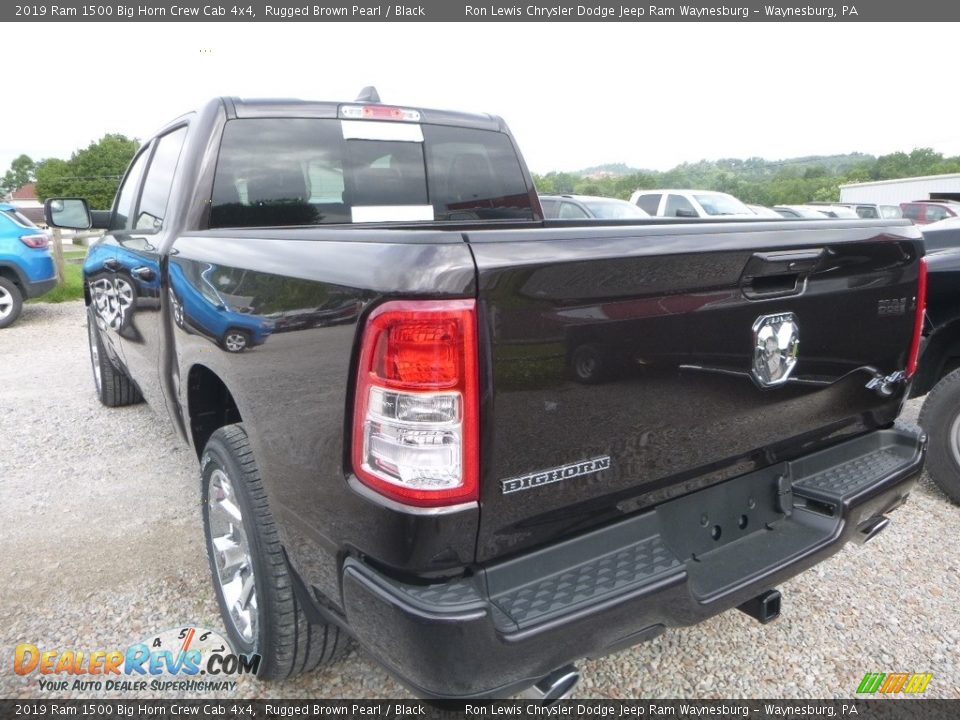 2019 Ram 1500 Big Horn Crew Cab 4x4 Rugged Brown Pearl / Black Photo #3