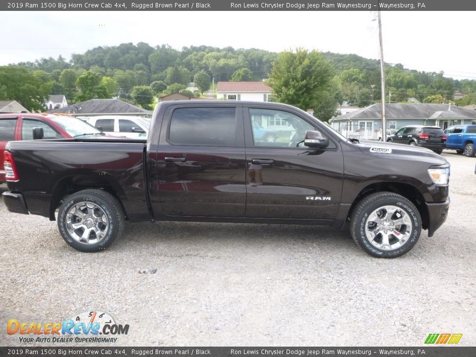 2019 Ram 1500 Big Horn Crew Cab 4x4 Rugged Brown Pearl / Black Photo #6