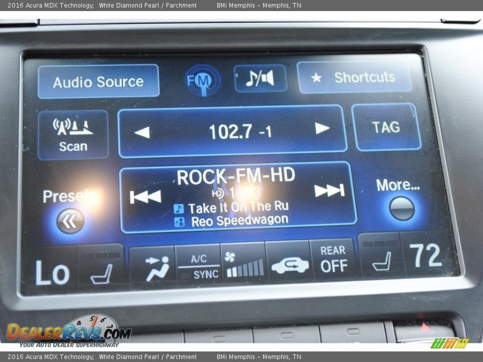 2016 Acura MDX Technology White Diamond Pearl / Parchment Photo #20