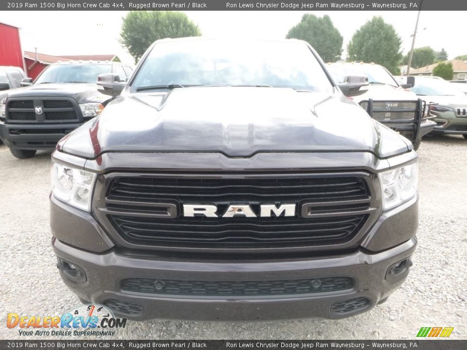 2019 Ram 1500 Big Horn Crew Cab 4x4 Rugged Brown Pearl / Black Photo #8