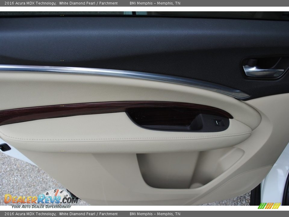 2016 Acura MDX Technology White Diamond Pearl / Parchment Photo #23