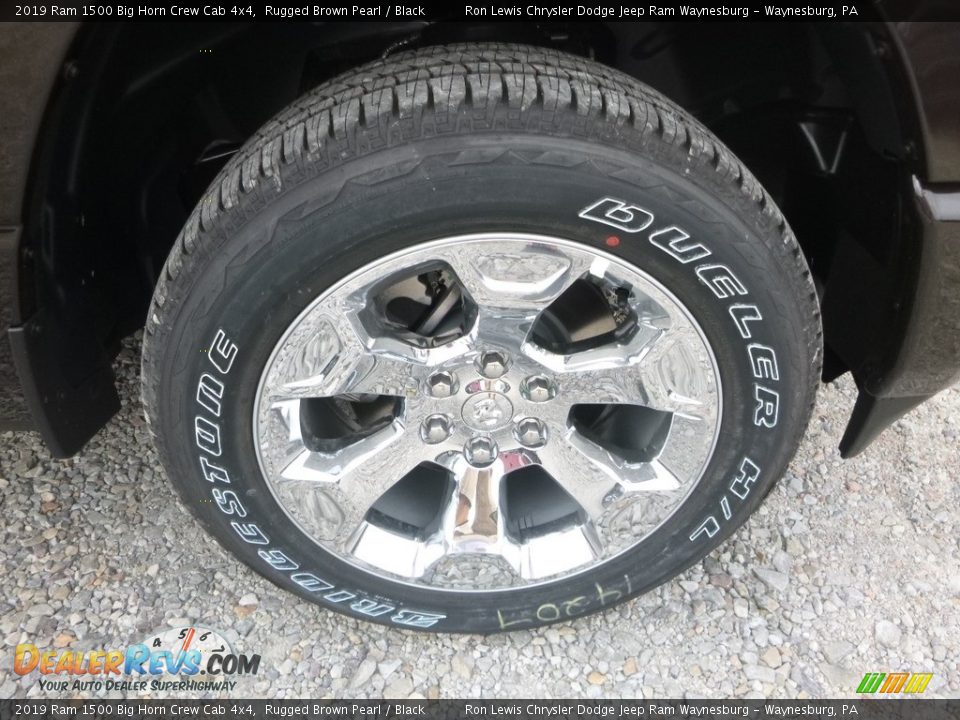 2019 Ram 1500 Big Horn Crew Cab 4x4 Rugged Brown Pearl / Black Photo #9