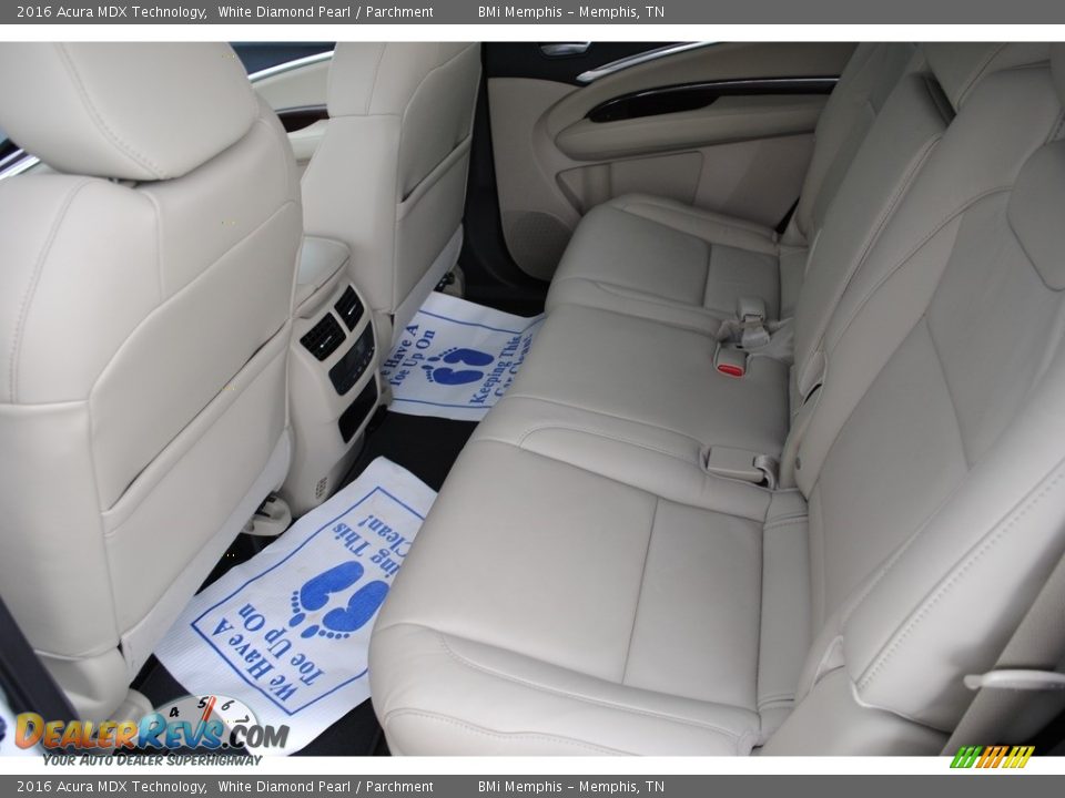 2016 Acura MDX Technology White Diamond Pearl / Parchment Photo #24