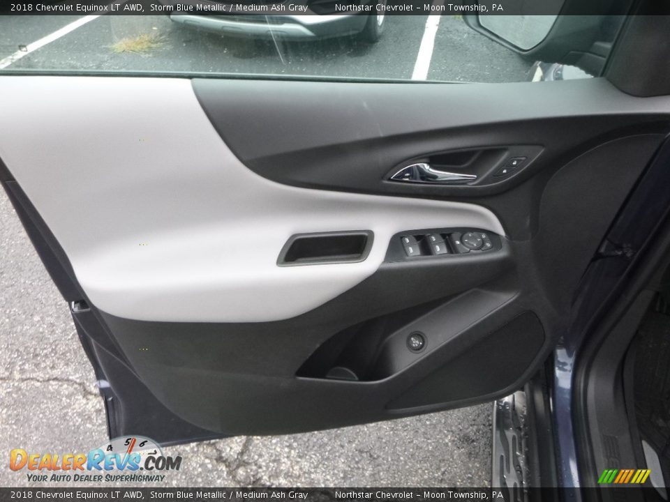 2018 Chevrolet Equinox LT AWD Storm Blue Metallic / Medium Ash Gray Photo #14
