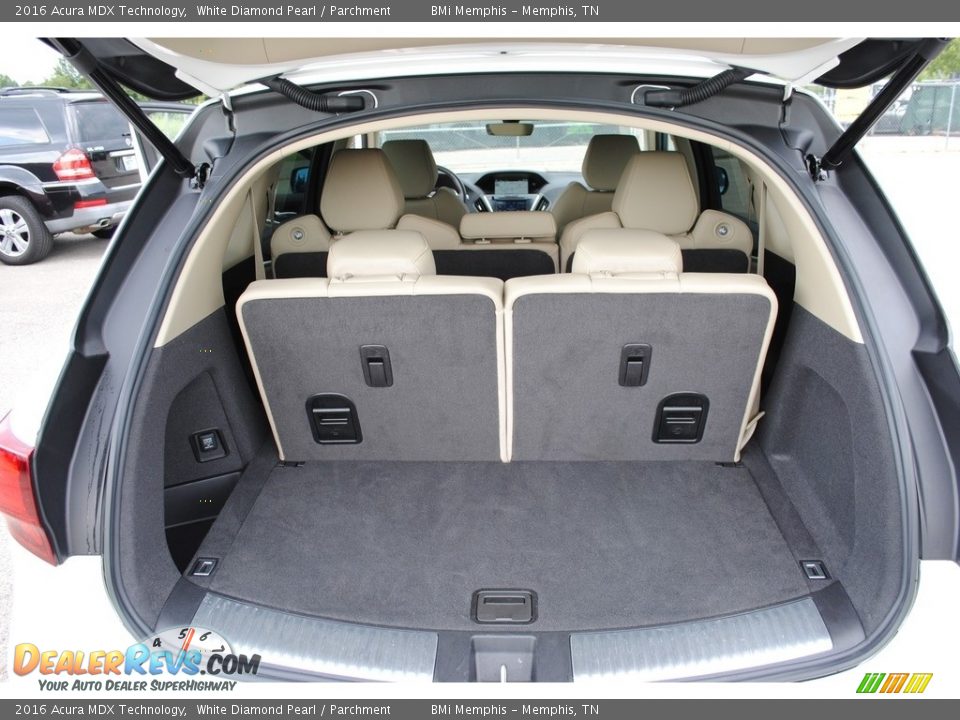 2016 Acura MDX Technology White Diamond Pearl / Parchment Photo #34