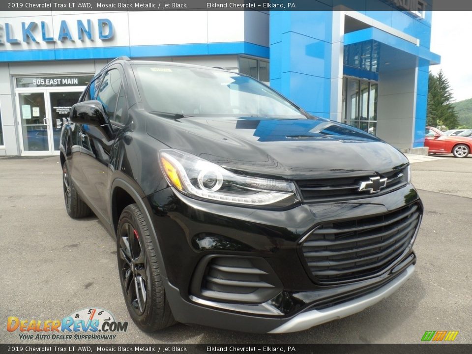 2019 Chevrolet Trax LT AWD Mosaic Black Metallic / Jet Black Photo #1