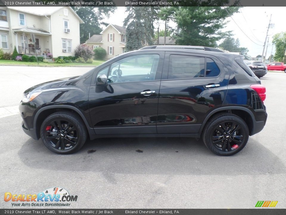 2019 Chevrolet Trax LT AWD Mosaic Black Metallic / Jet Black Photo #9