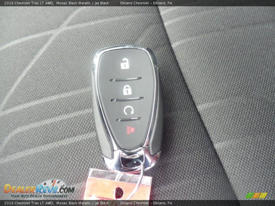 2019 Chevrolet Trax LT AWD Mosaic Black Metallic / Jet Black Photo #17