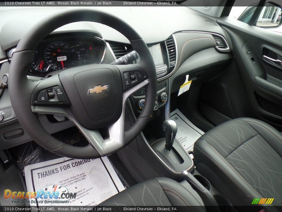 2019 Chevrolet Trax LT AWD Mosaic Black Metallic / Jet Black Photo #19