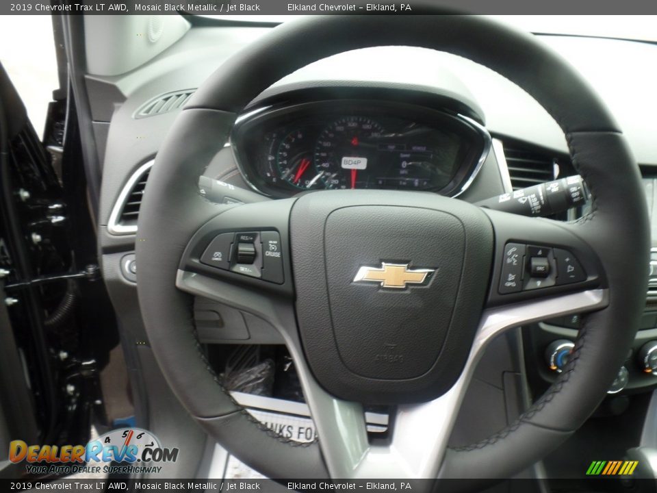 2019 Chevrolet Trax LT AWD Mosaic Black Metallic / Jet Black Photo #21