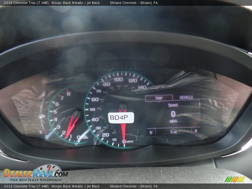 2019 Chevrolet Trax LT AWD Mosaic Black Metallic / Jet Black Photo #25
