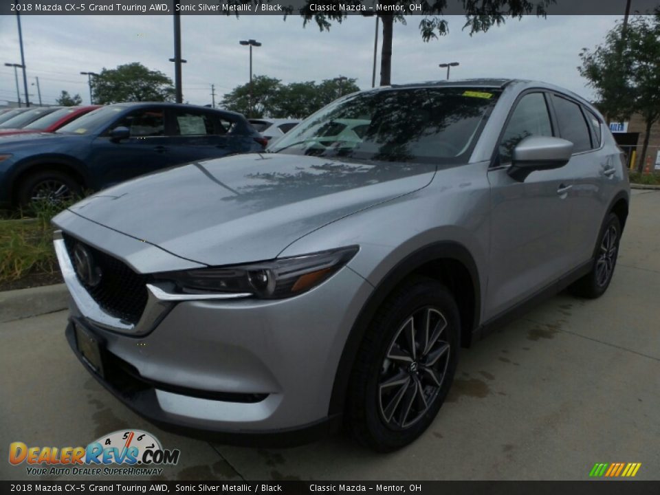 2018 Mazda CX-5 Grand Touring AWD Sonic Silver Metallic / Black Photo #1
