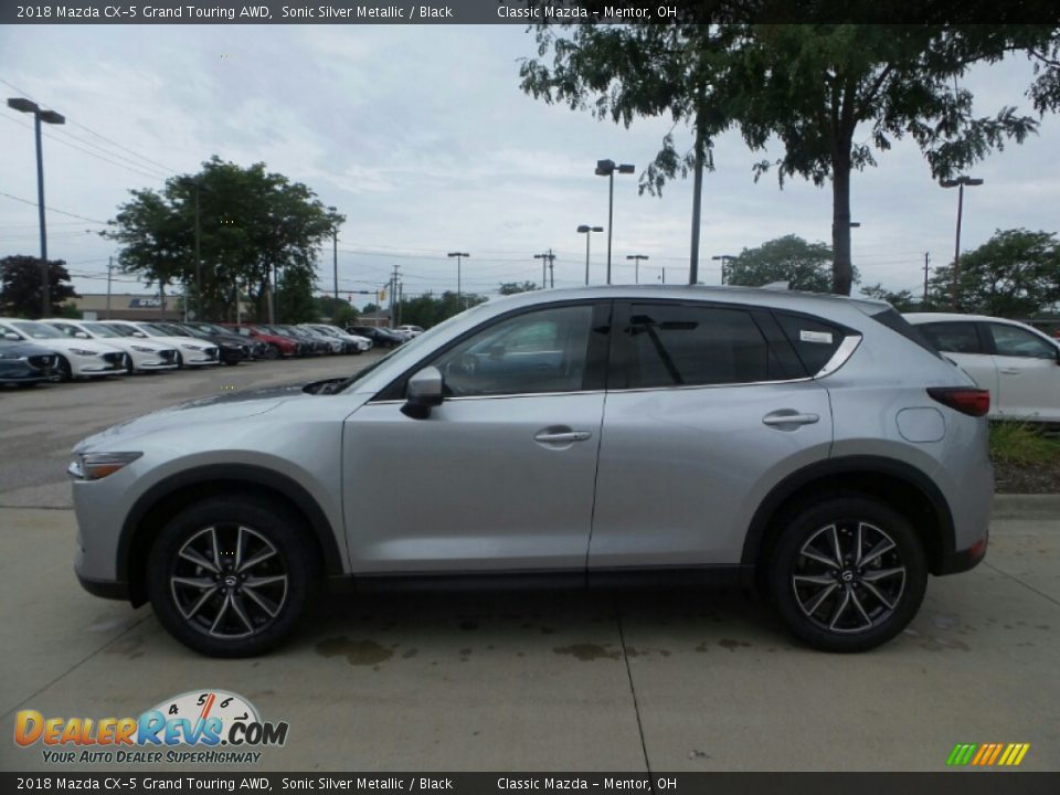 2018 Mazda CX-5 Grand Touring AWD Sonic Silver Metallic / Black Photo #2