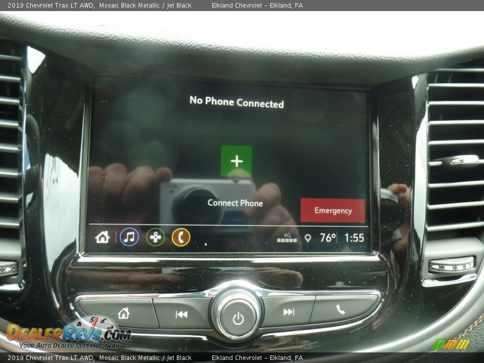 2019 Chevrolet Trax LT AWD Mosaic Black Metallic / Jet Black Photo #29