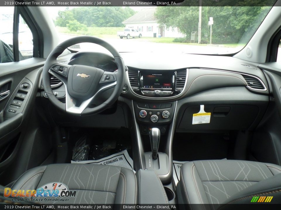 2019 Chevrolet Trax LT AWD Mosaic Black Metallic / Jet Black Photo #34