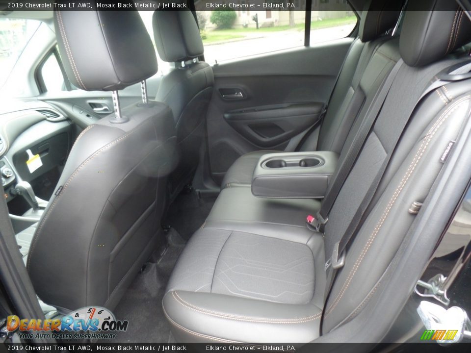 2019 Chevrolet Trax LT AWD Mosaic Black Metallic / Jet Black Photo #36