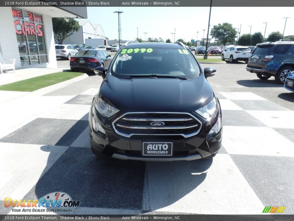 2018 Ford EcoSport Titanium Shadow Black / Ebony Black Photo #2