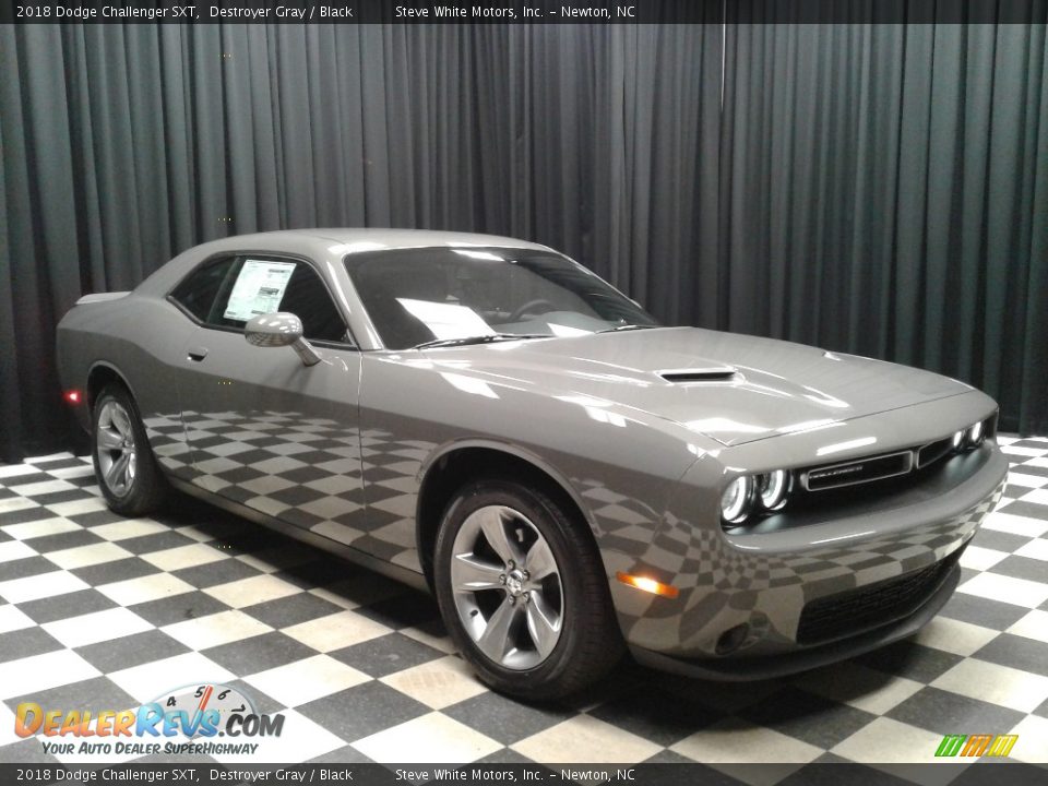 2018 Dodge Challenger SXT Destroyer Gray / Black Photo #4