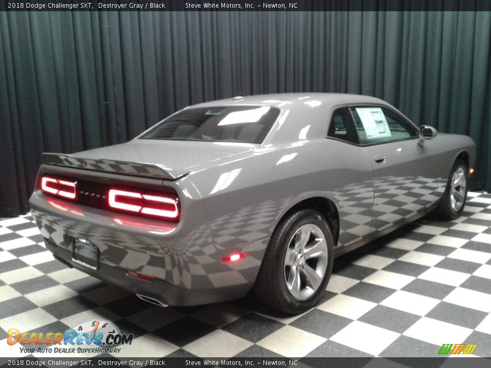 2018 Dodge Challenger SXT Destroyer Gray / Black Photo #6