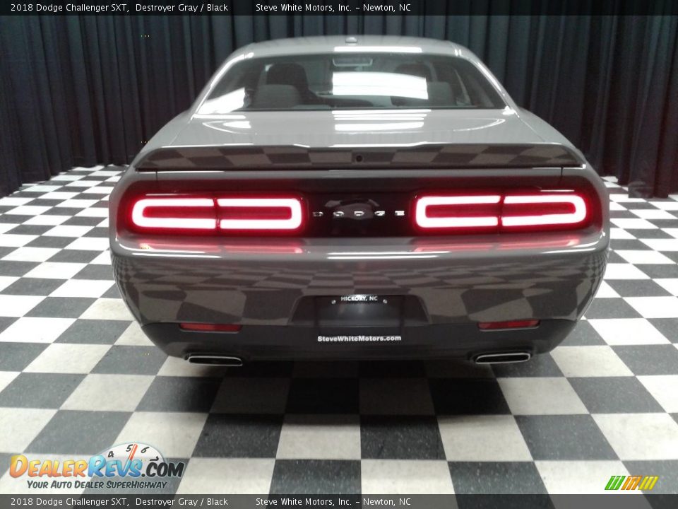 2018 Dodge Challenger SXT Destroyer Gray / Black Photo #7
