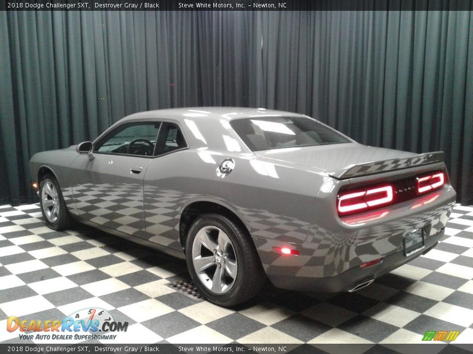 2018 Dodge Challenger SXT Destroyer Gray / Black Photo #8