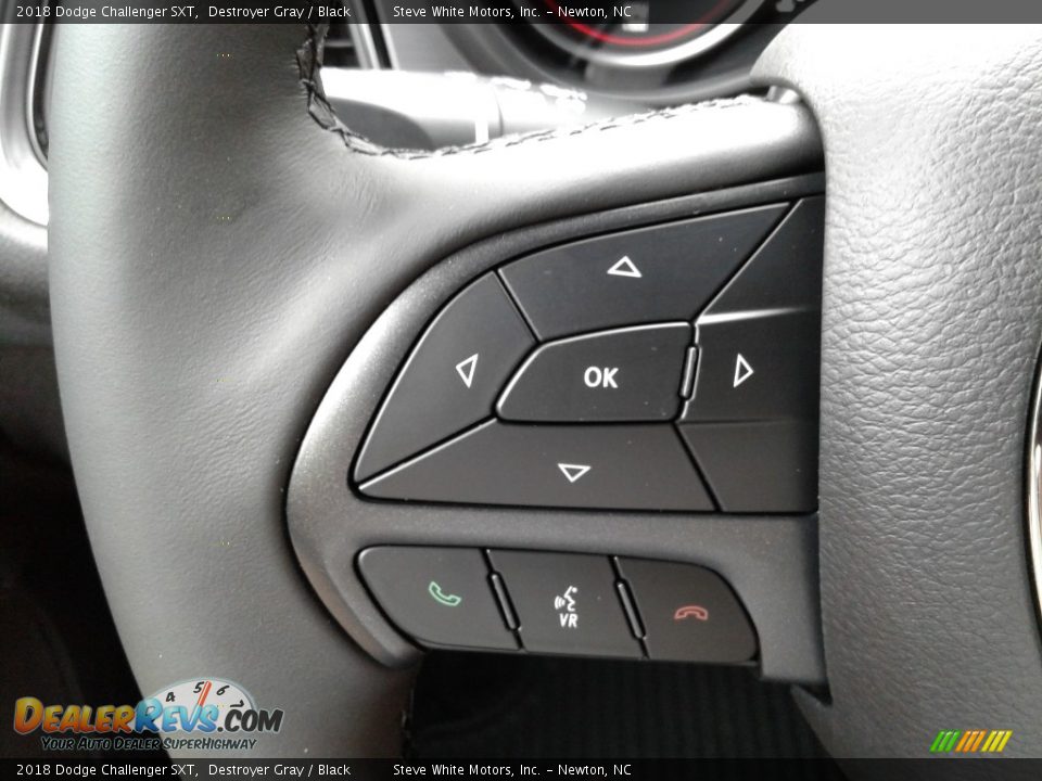 2018 Dodge Challenger SXT Destroyer Gray / Black Photo #16