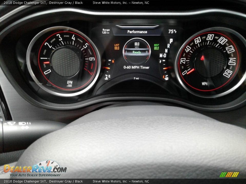 2018 Dodge Challenger SXT Destroyer Gray / Black Photo #18