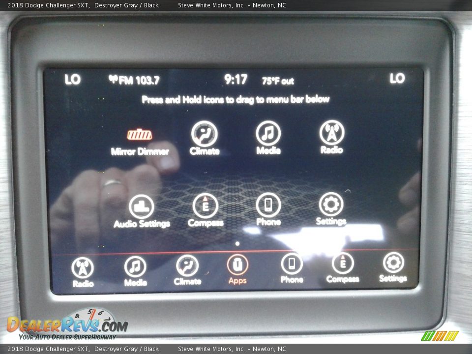 2018 Dodge Challenger SXT Destroyer Gray / Black Photo #22