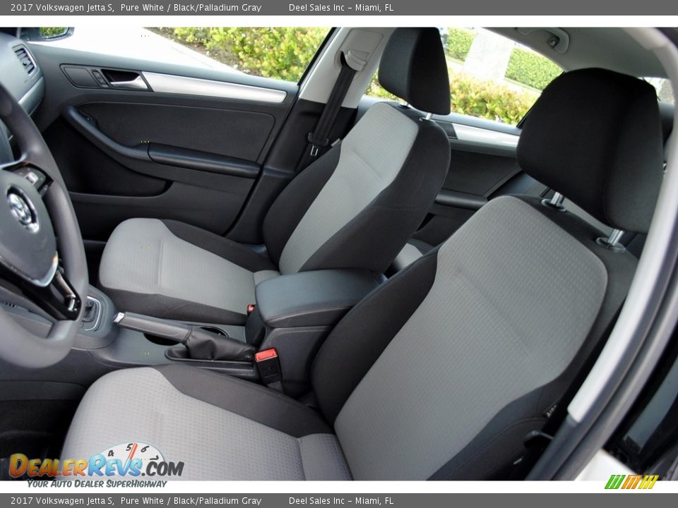 2017 Volkswagen Jetta S Pure White / Black/Palladium Gray Photo #13