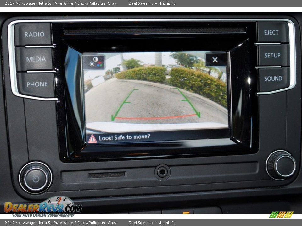 2017 Volkswagen Jetta S Pure White / Black/Palladium Gray Photo #15