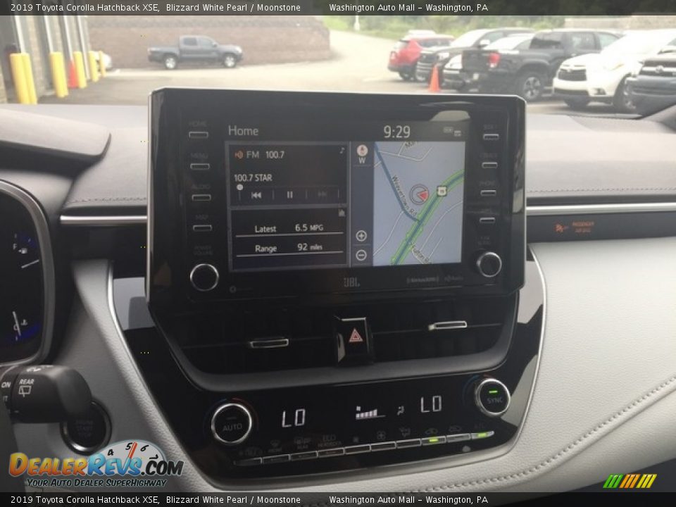 Navigation of 2019 Toyota Corolla Hatchback XSE Photo #16