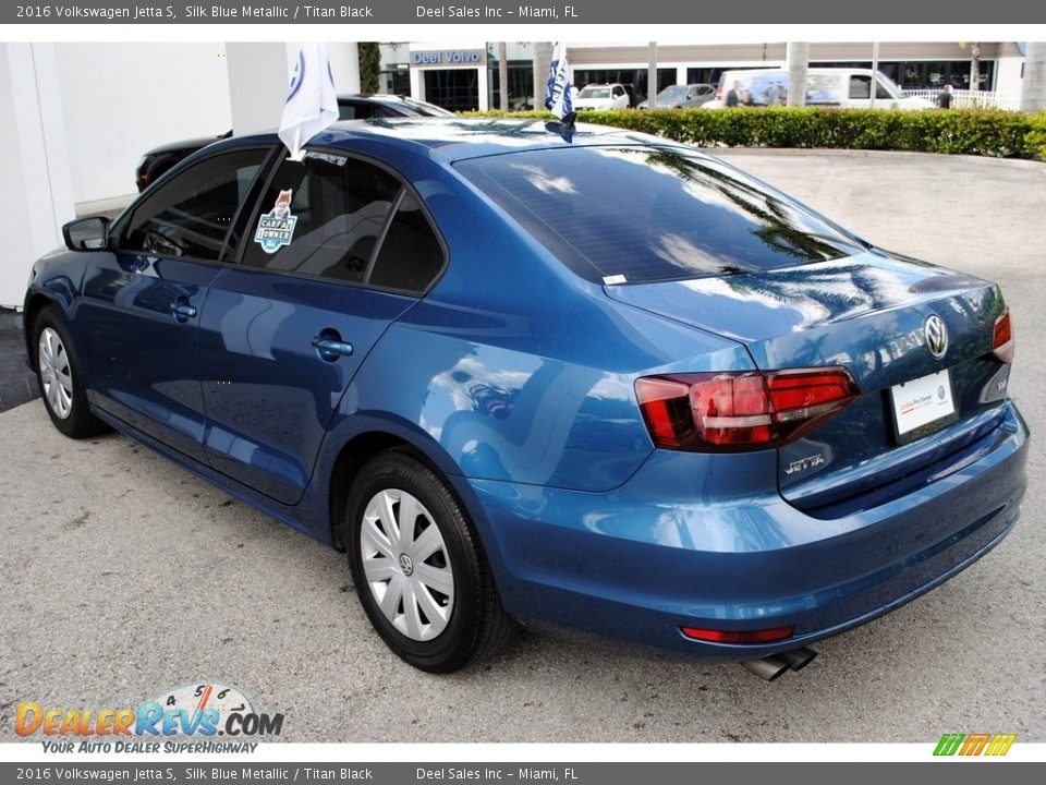 2016 Volkswagen Jetta S Silk Blue Metallic / Titan Black Photo #6