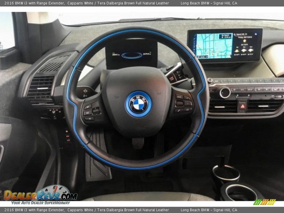 2016 BMW i3 with Range Extender Capparis White / Tera Dalbergia Brown Full Natural Leather Photo #4