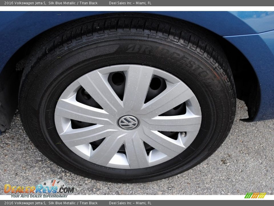 2016 Volkswagen Jetta S Silk Blue Metallic / Titan Black Photo #11