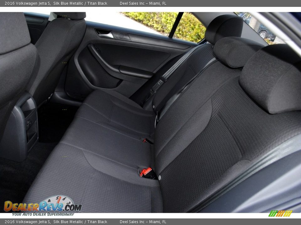 2016 Volkswagen Jetta S Silk Blue Metallic / Titan Black Photo #12