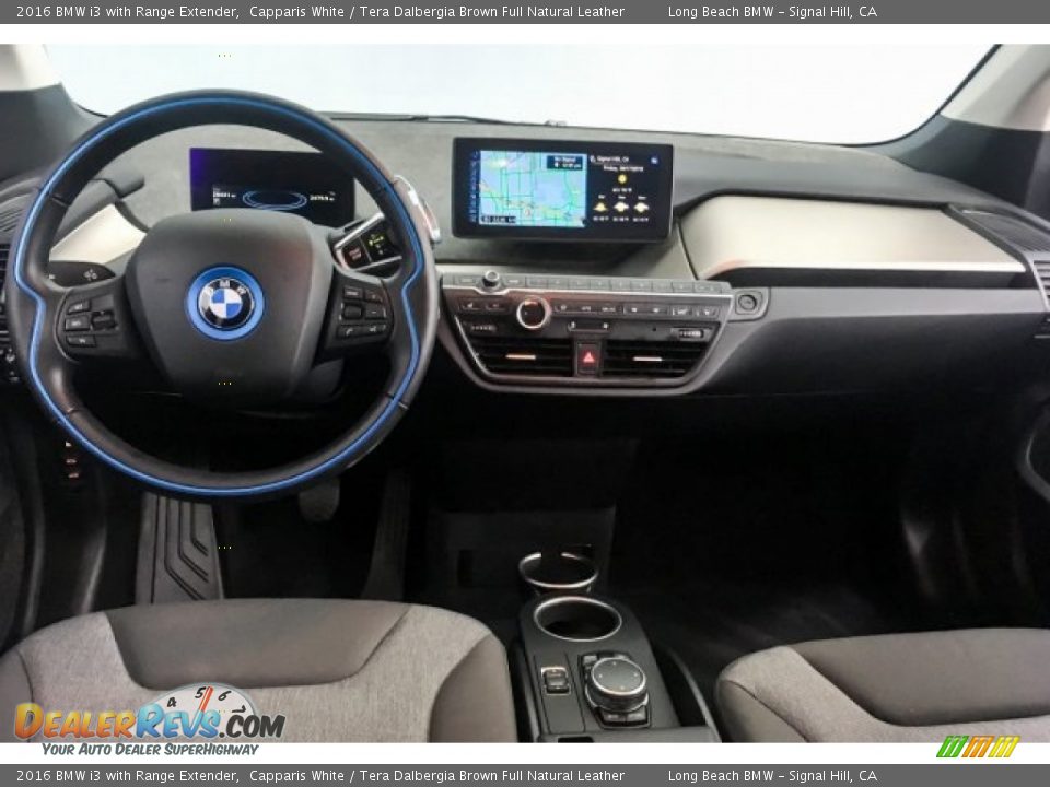 2016 BMW i3 with Range Extender Capparis White / Tera Dalbergia Brown Full Natural Leather Photo #23