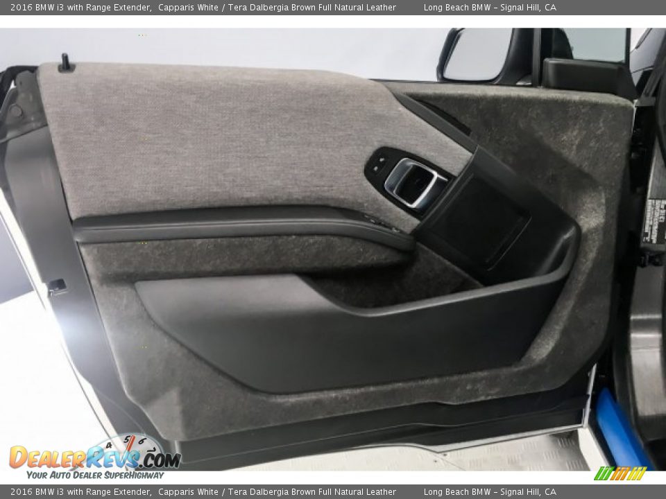2016 BMW i3 with Range Extender Capparis White / Tera Dalbergia Brown Full Natural Leather Photo #24