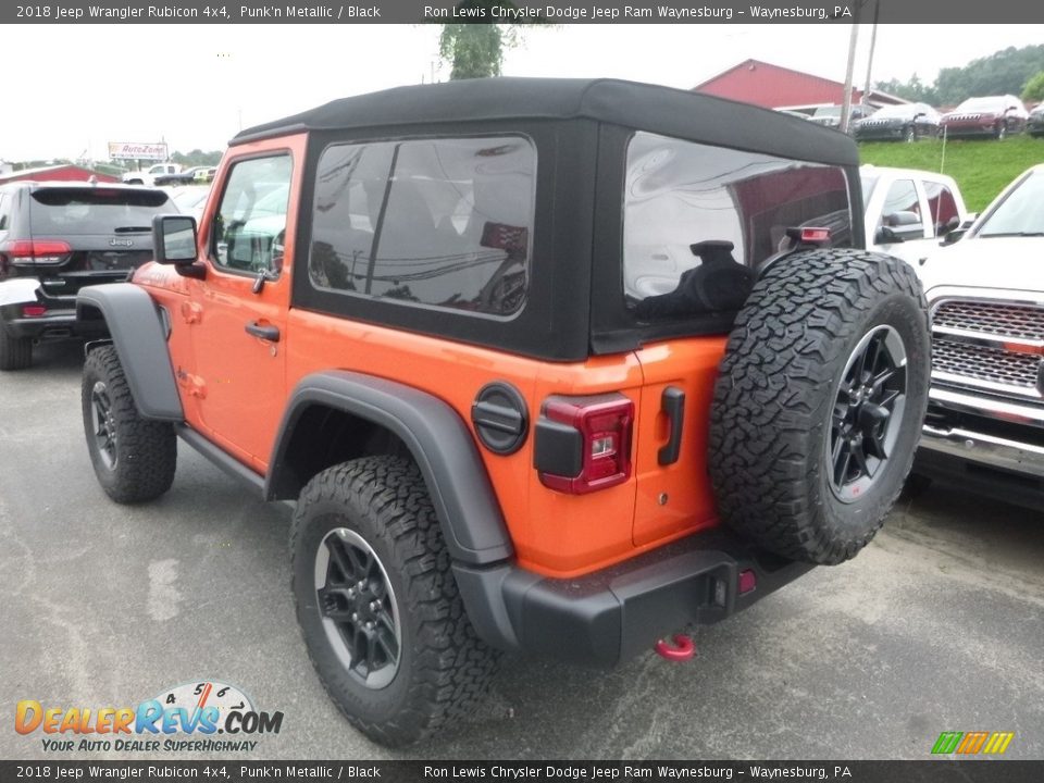 2018 Jeep Wrangler Rubicon 4x4 Punk'n Metallic / Black Photo #3